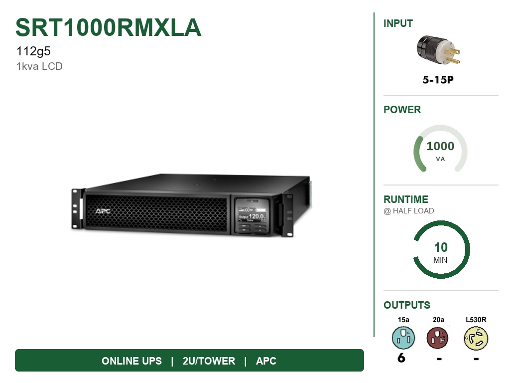 SRT1000RMXLA